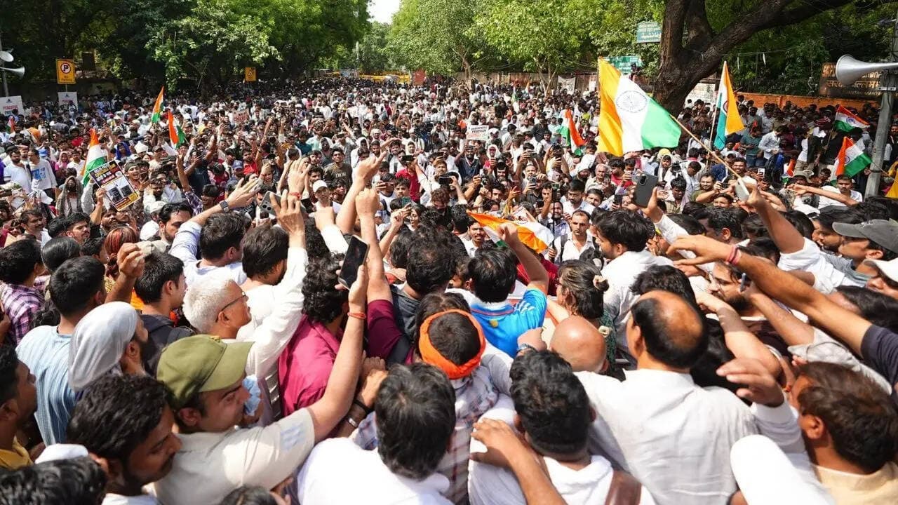 BJP Chief Targets 'Negative Politics' Amidst Growing Debate Over CJP Protest