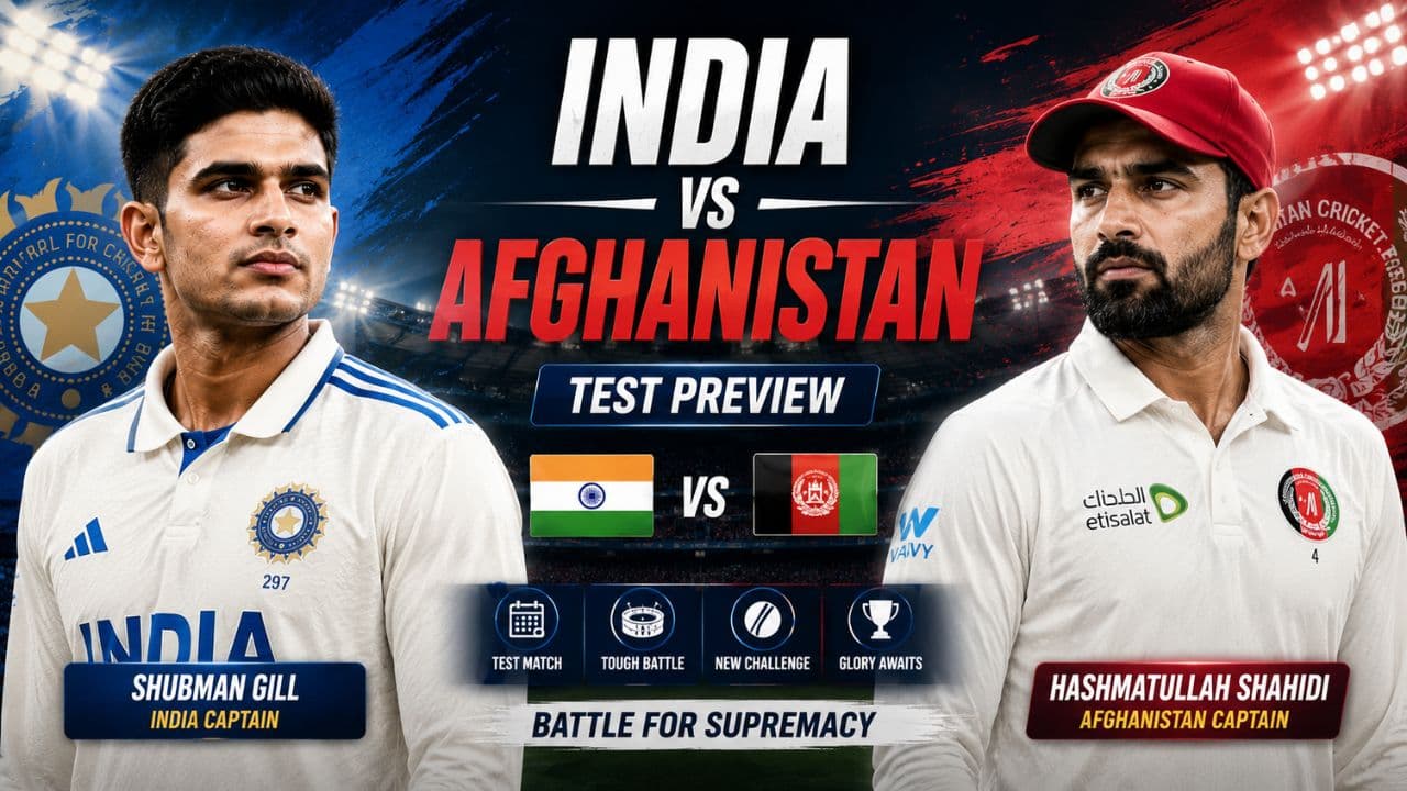 IND vs AFG Test: Mullanpur Set to Host Historic Clash as India Looks to Rebuild