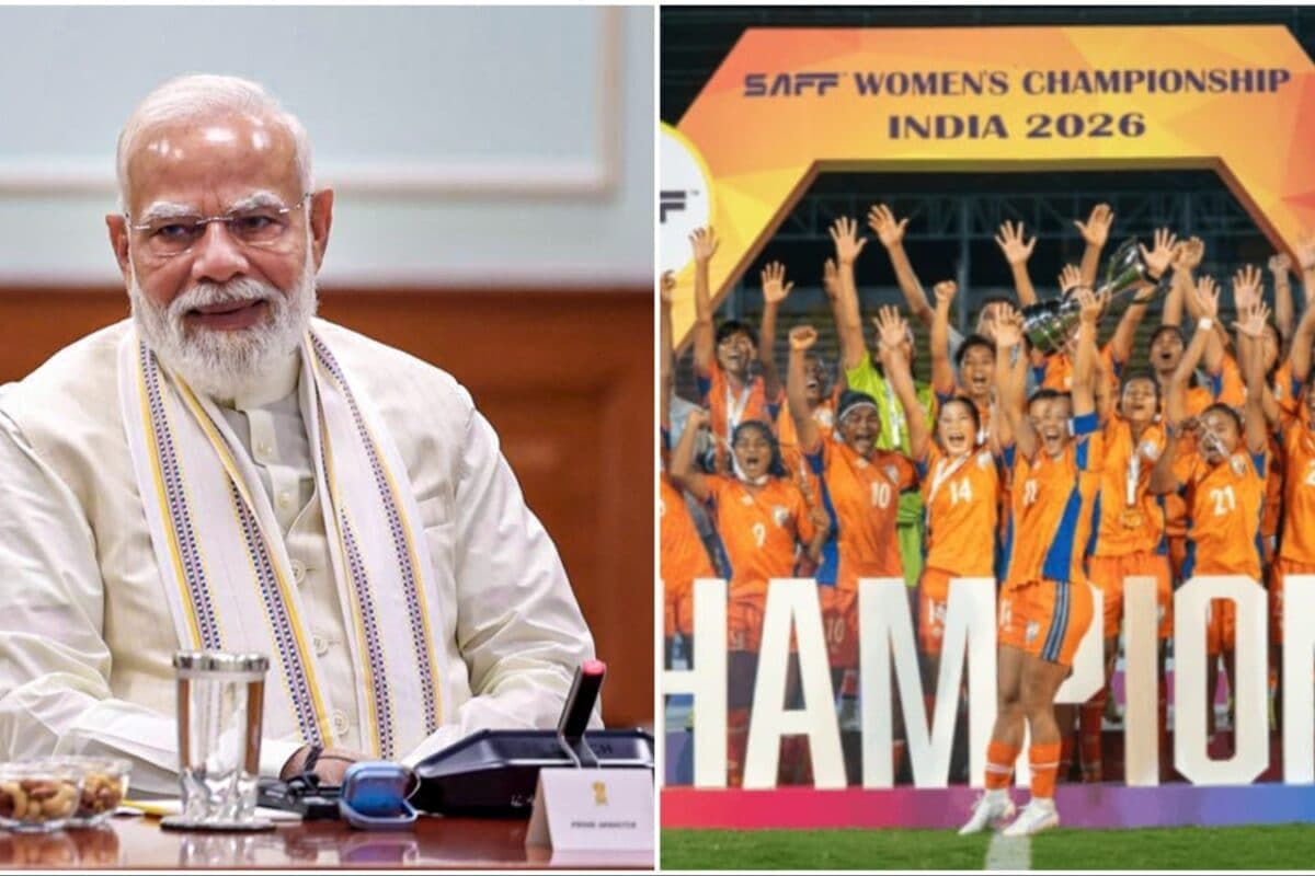 PM Hails Indian Women's Football Team as They Clinch Historic SAFF Championship 2026 Win
