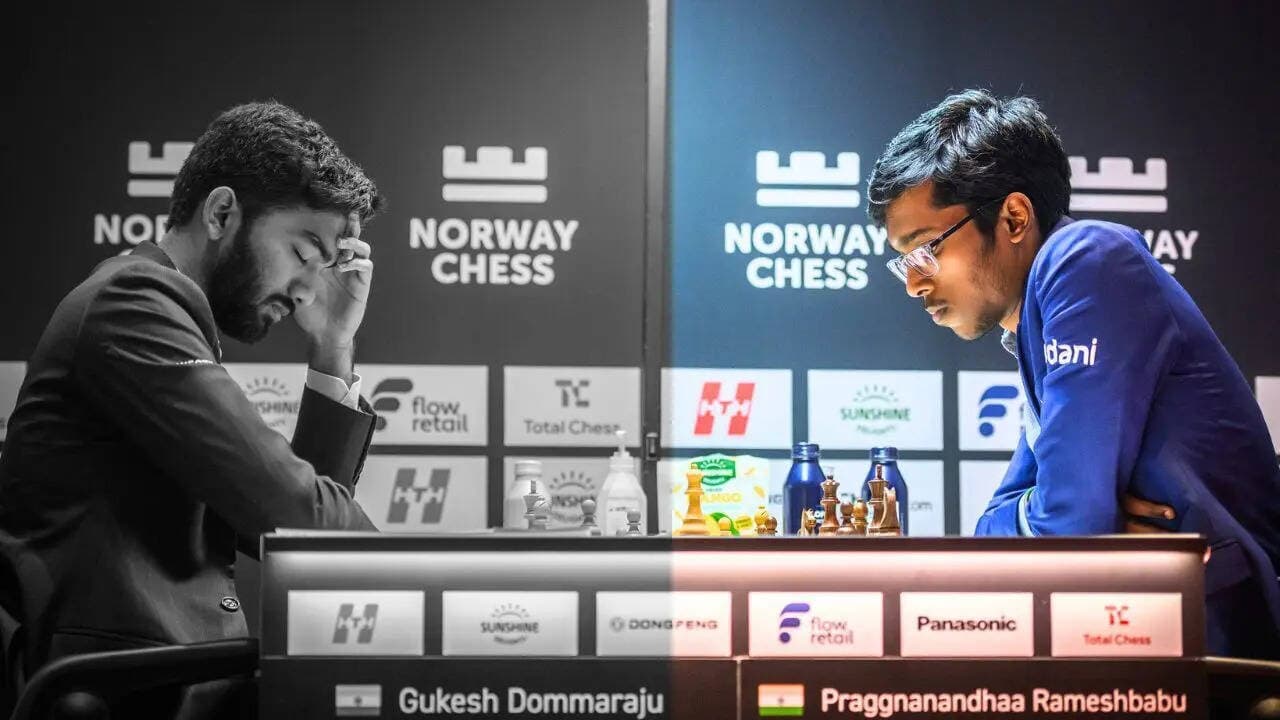 Praggnanandhaa Storms Back into Title Contention at Norway Chess
