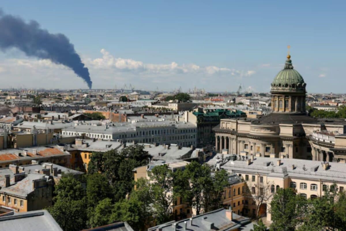Russia Intercepts 25 Drones Near St Petersburg Amid Key Economic Forum