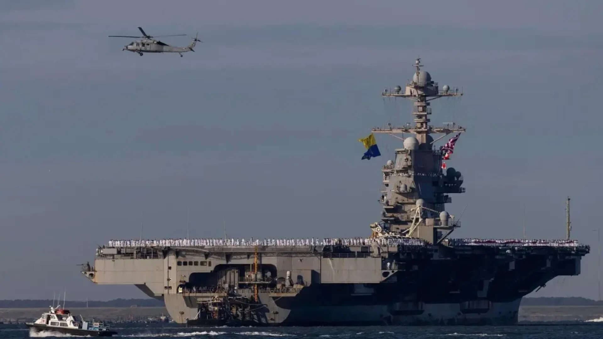 झुलसे हुए कंपार्टमेंट और विफल सिस्टम: नए वीडियो ने USS Gerald R. Ford पर लगी आग की भयावहता को उजागर किया
