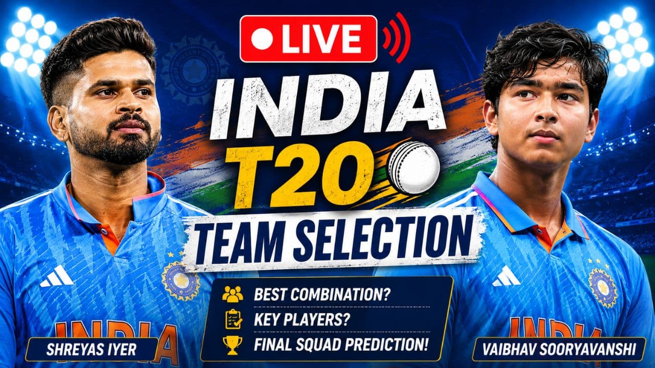 Shreyas Iyer Set to Lead India as Selection Committee Gathers for Crucial T20I Squad Announcement