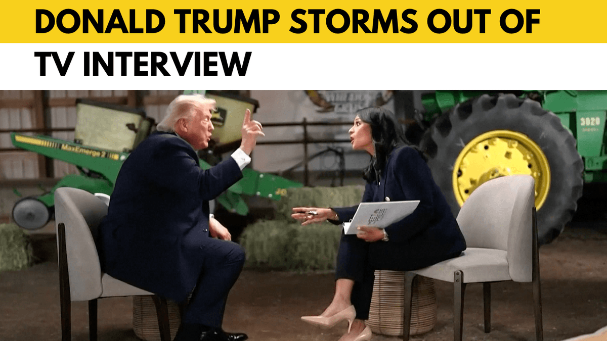 The walkout in Wisconsin: Trump cuts NBC interview short after testy exchange