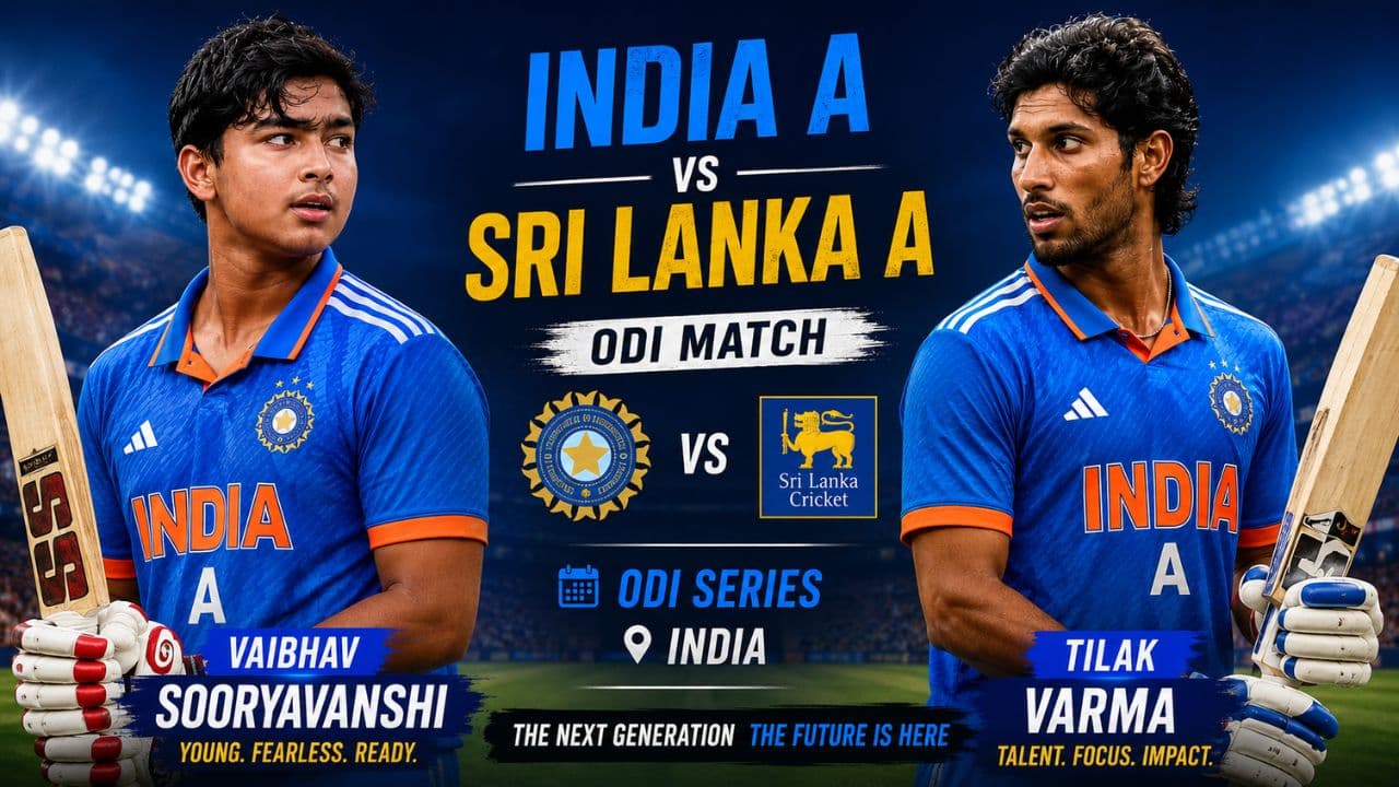 Tilak Varma’s India A Opts to Bat in Dambulla Tri-Series Opener