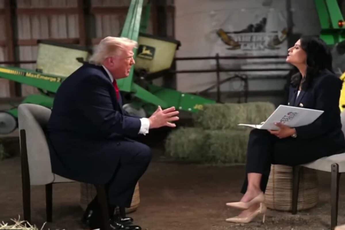 Trump Loses Temper, Throws Mic, Walks Out of Fiery Interview: 'You're Stupid, I've Had Enough, Darling'