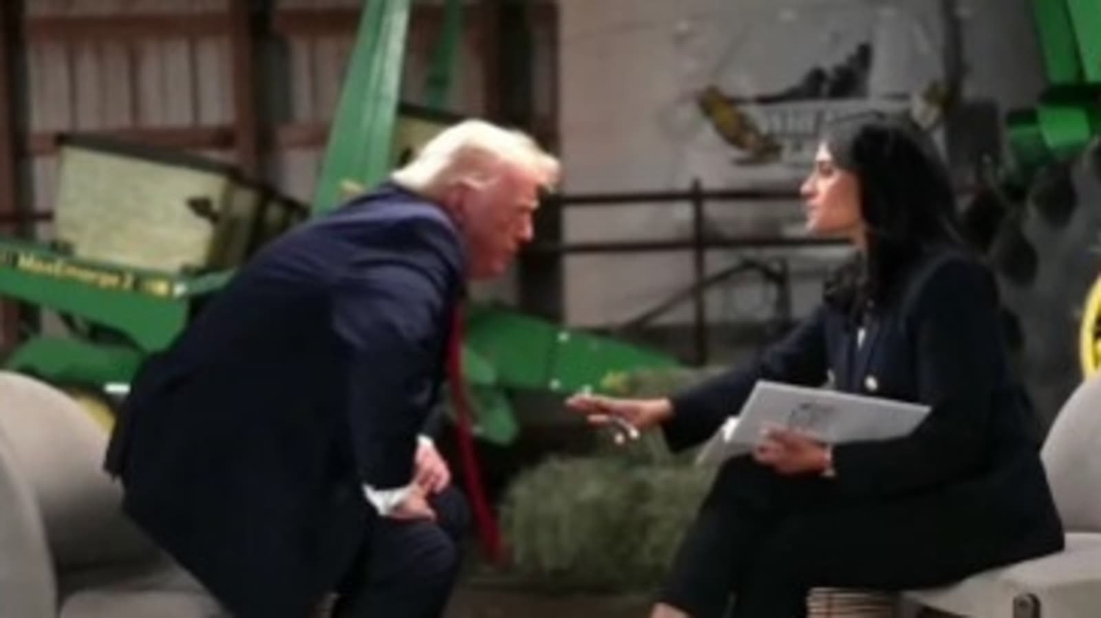 Trump’s tense exit from NBC interview sparks fresh speculation over health